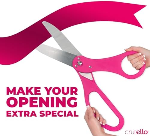 Crutello Giant Ribbon Cutting Ceremony Kit 21 Inch