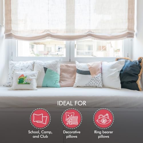 Fairfield Poly-Fil Premier Ultra Plush Pillow Insert 10x10 Inch White