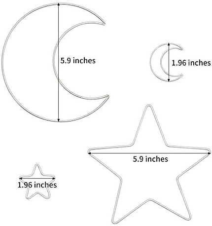 20 Pcs Metal Hoop Rings for Macrame Dream Catcher DIY Crafts