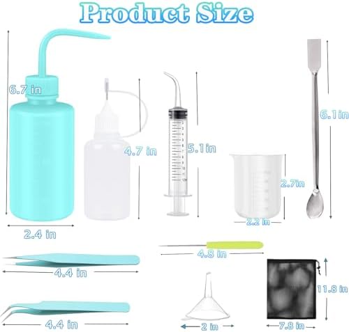 CHENGLAI 12 PCS Snow Globe Tumbler Kit for DIY Crafts