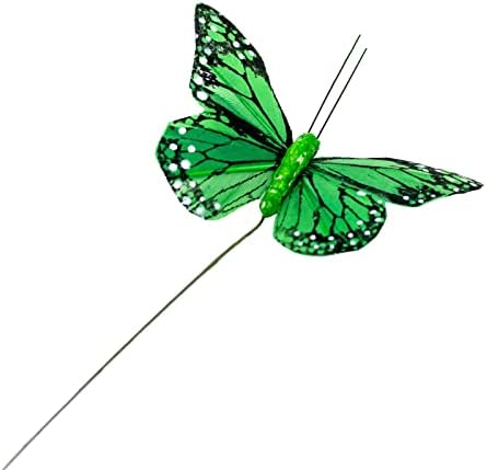 Berfutall Monarch Butterfly Decor Set of 12 with Wire