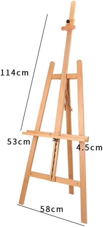 SAeWare Foldable Wooden Drawing Board with Adjustable Angle and Height