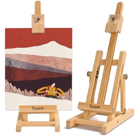 16 Inch Wooden Easel for Canvas Art Display