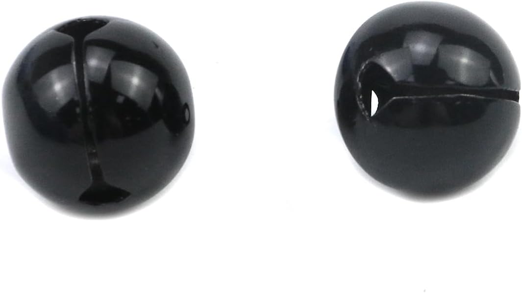 Xiaoyztan 50 Pcs Decorative Jingle Bells 14mm Black