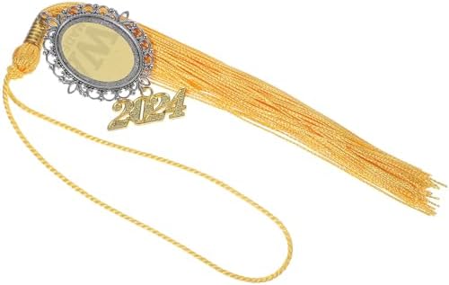 Class of 2024 Graduation Tassel with Photo Charm Decoration