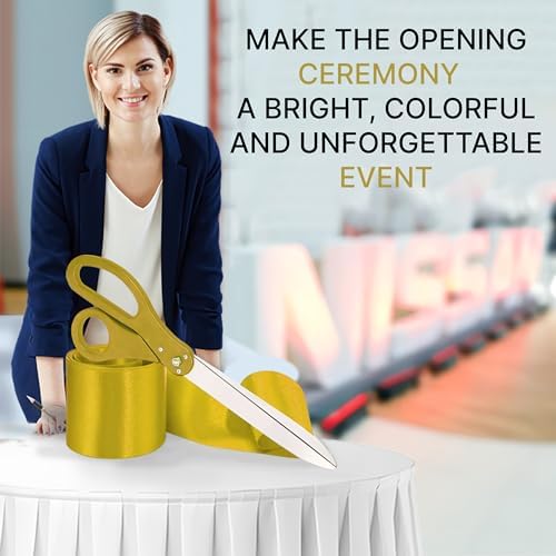 Giant Gold Scissors for Ribbon Cutting Ceremony 25 Inch