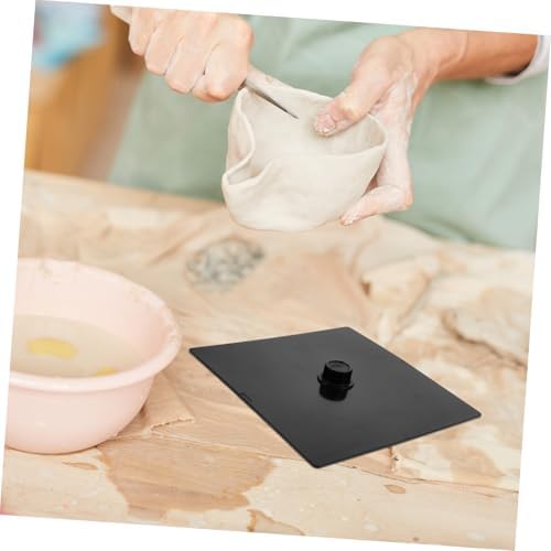 Sosoport Black Pedestal Stand for Plaster Doll Molds