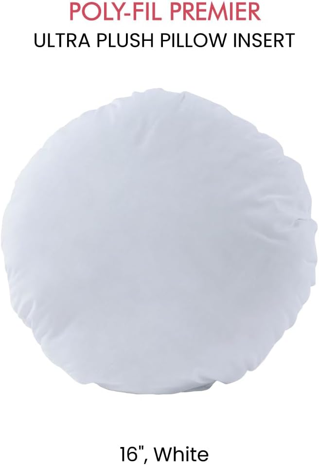Fairfield Poly-Fil Premier Ultra Plush Pillow Insert 16 Inch