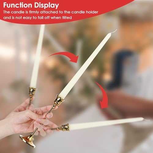 Enhon Candle Stick Glue for Taper Candles 2 Pack 4 Oz Total