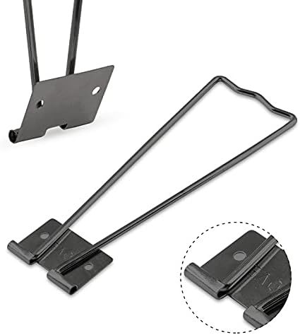 Jersvimc 4Pcs Black Frame Easel Back Stand for Art Display