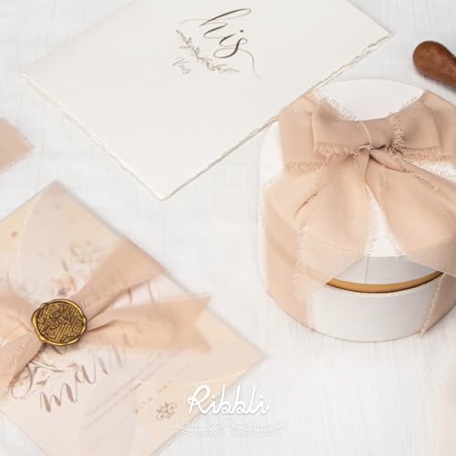 Ribbli Chiffon Silk Ribbon 15 Inch x 30 Yard