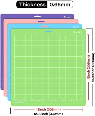 Gwybkq 12 Pack Cutting Mats 12x12 Inches