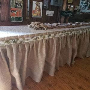 AAYU Burlap Fabric Roll 40 Inch Wide x 150 Feet Long
