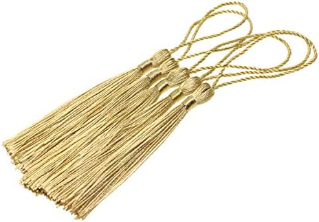Tupalizy Mini Soft Tassels with Loop for Crafts and Jewelry