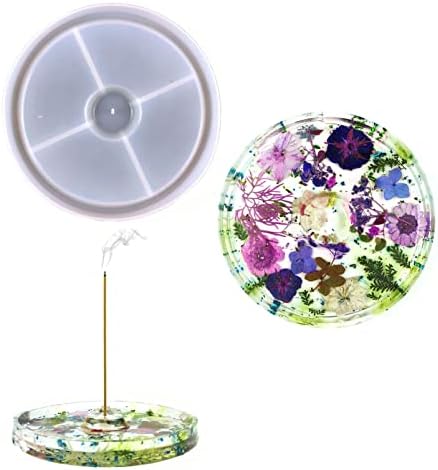 Round Shaped Incense Burner Silicone Mold Set
