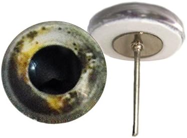 Realistic Koi Fish Glass Eyes 12mm for Doll Making