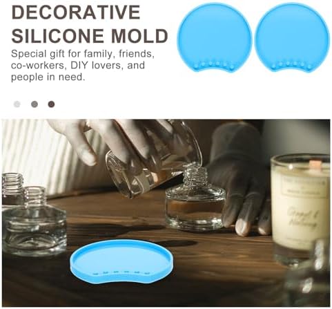 VICASKY 2pcs Mouse Ears Headband Silicone Molds DIY Crafting Supplies