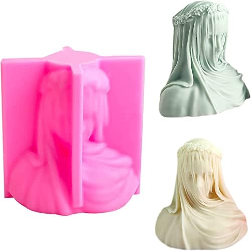 Veiled Lady Candle Epoxy Mold Set