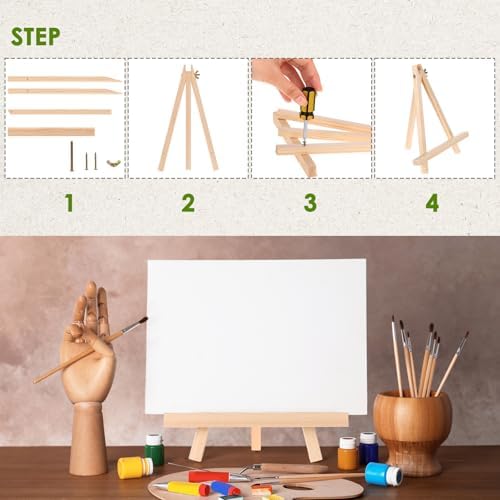 Jekkis 9 Inch Tabletop Easel Set of 12