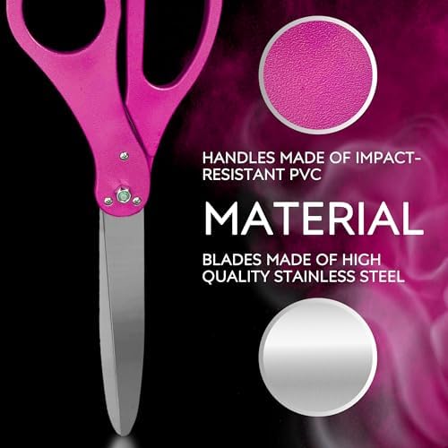Pink Grand Opening Ribbon Cutting Kit with 25 Scissors