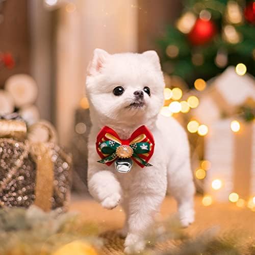 Augshy 100 Piece Silver Jingle Bells for Christmas Decorations