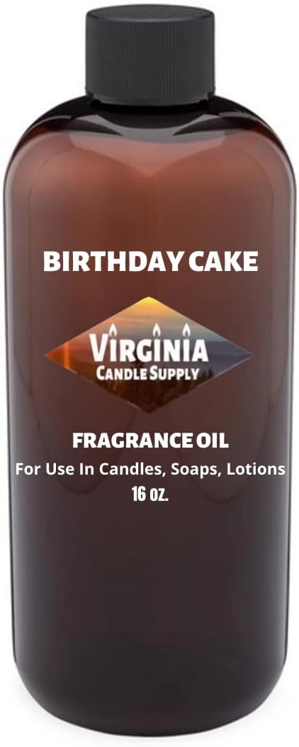 Birthday Cake Fragrance Oil 16 Oz for Candles Soaps Room Sprays