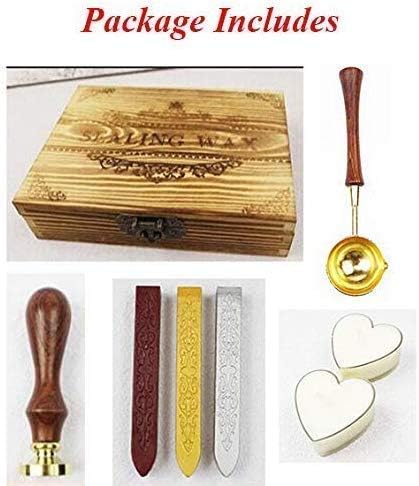 CTEB Custom Wax Seal Stamp Wood Handle Set