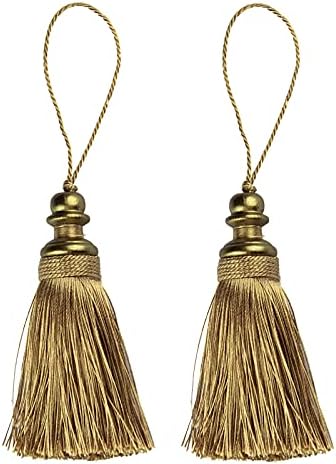 2 Pack 8 Inch Tassel With Loops - Handmade DIY Accessory