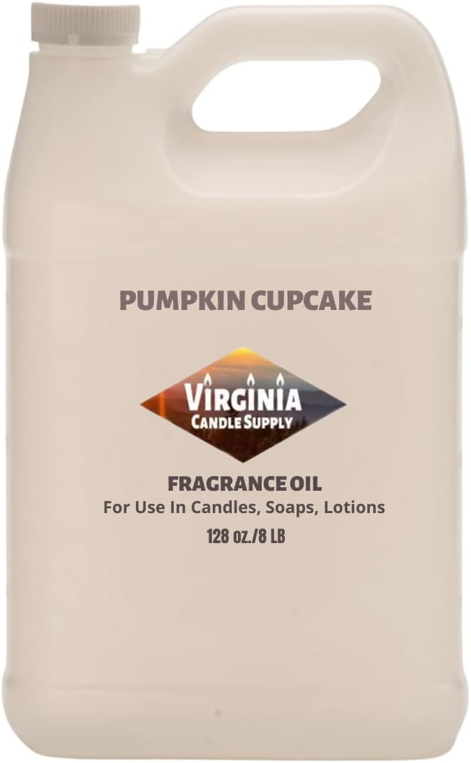 Pumpkin Cupcake Fragrance Oil 8 LB Jug for Candles Soaps Room Sprays