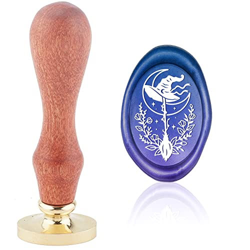 CRASPIRE Halloween Magic Broom Wax Seal Stamp
