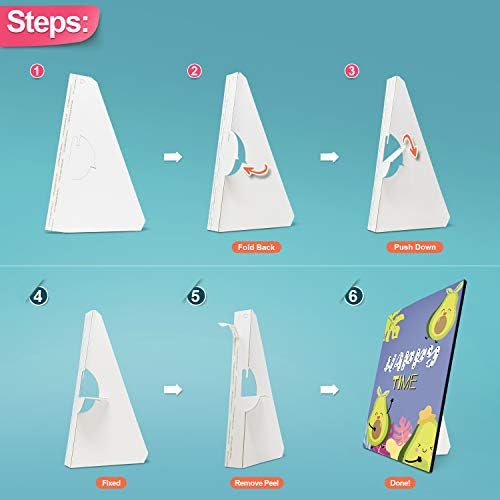 Lineco Self Stick Easel Backs 12 Inch Pack of 25 White