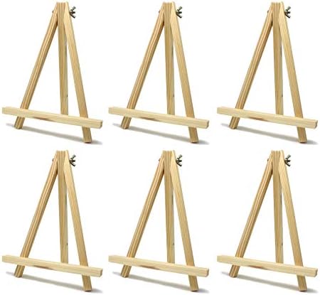 VViViD Natural Pine 9 Inch Adjustable Easel Display 6 Pack