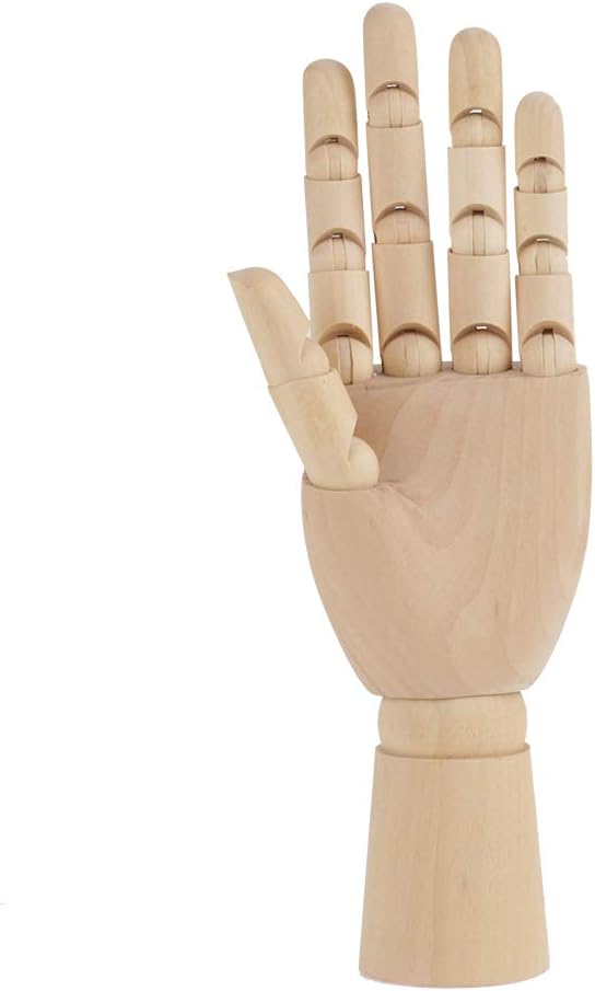 Hyuduo Art Mannequin Wooden Hand Sculpture for Artists