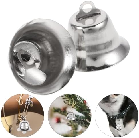 Artibetter 20PCS Craft Bells for Christmas Decorations