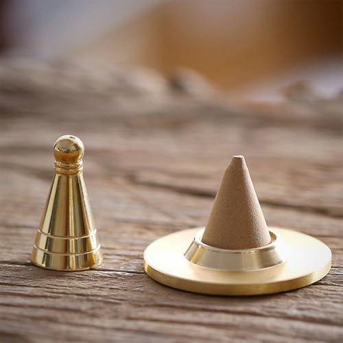 Garneck 8 Pcs Brass Incense Cone Molds DIY Shaping Tools