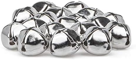 Suwimut 300 Pack Silver Jingle Bells