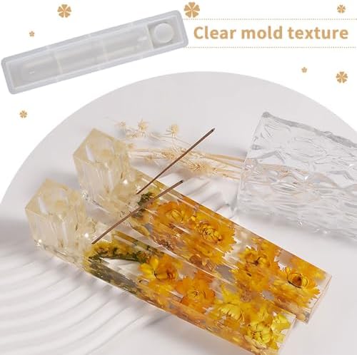 BIGEBO Incense Holder Resin Mold for DIY Crafts