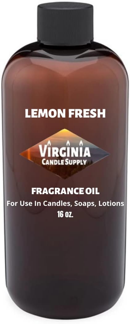 Lemon Fresh Fragrance Oil 16 oz for Candle and Soap Making