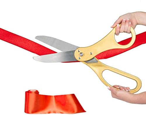 Crutello Deluxe Giant Ribbon Cutting Ceremony Kit