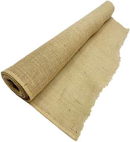 40 Inches Wide x 24 Feet Long Burlap Roll - Premium Jute Liner