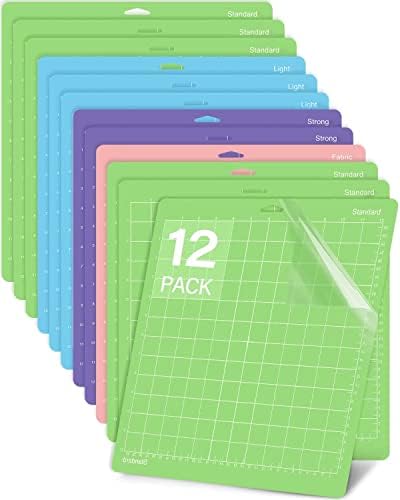 Gwybkq 12 Pack Cutting Mats 12x12 Inches
