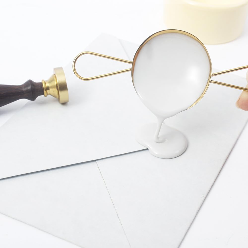 Double Handle Wax Melting Spoon for Hands Free Wax Sealing
