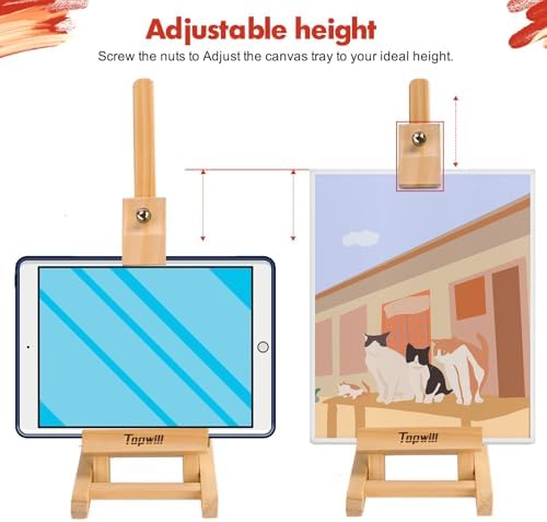 16 Inch Wooden Easel for Canvas Art Display