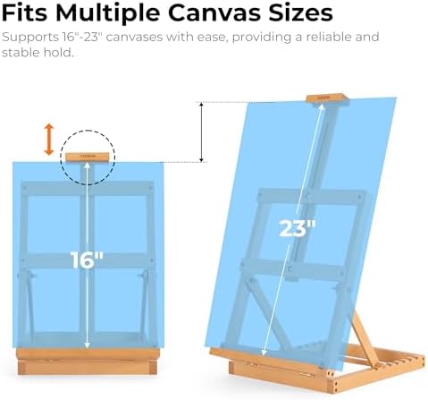 VISWIN Heavy Duty Table Top Easel for Painters