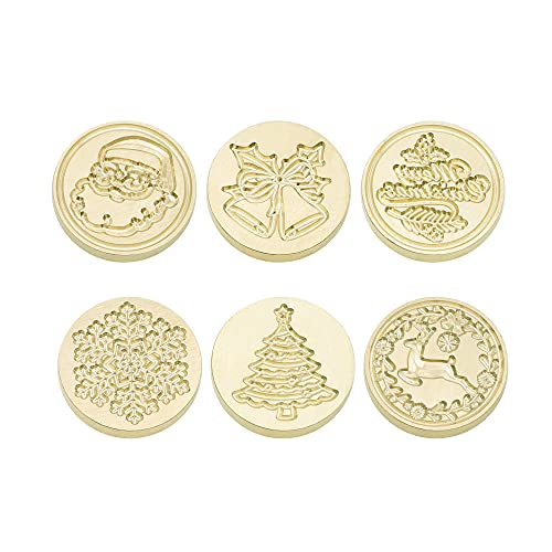 SWANGSA Christmas Wax Seal Stamp Set 6 Pieces