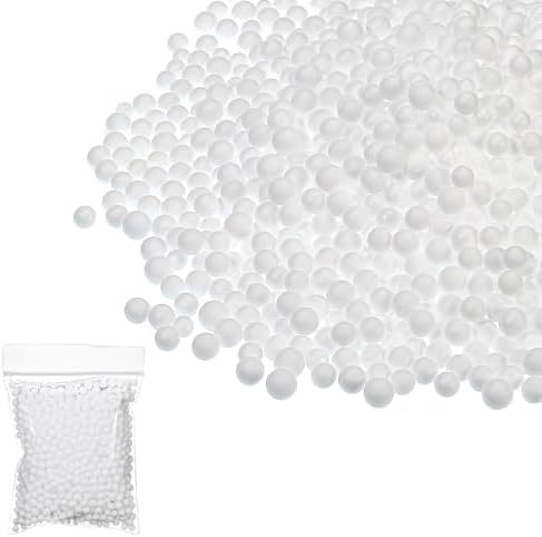 PATIKIL Foam Beads 7-9mm White DIY Craft Supplies
