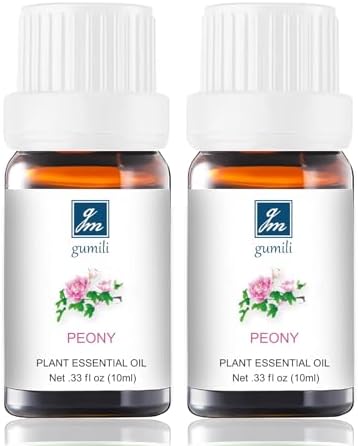 Peony Essential Oil - 10mL Pure Fragrance for Aromatherapy and Crafts