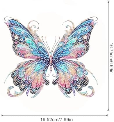 Charming Butterfly Diamond Art Kit 5D Crystal Hanging Ornament