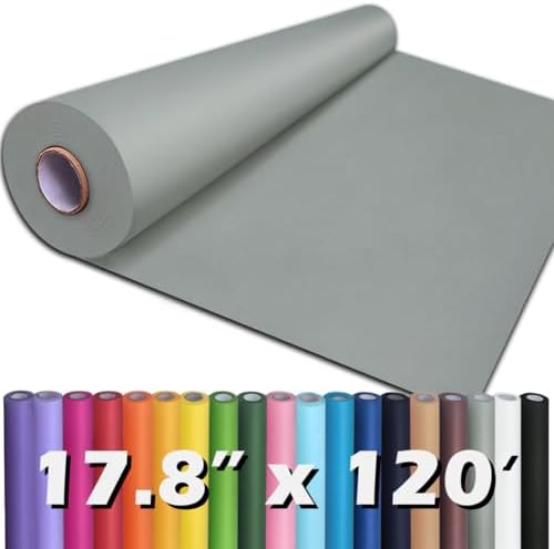 PerkHomy 178 x 120 Light Grey Kraft Paper Roll
