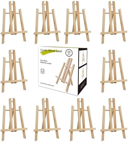 12 Pack Tabletop Easel for Art and Display